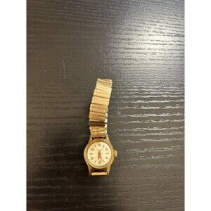 Vintage Lathin 17 Jewels Swiss Waterproof Wrist Watch Untested As Is